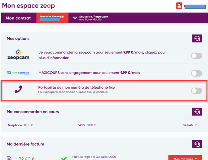 TUTO Demander la portabilité de mon numéro de téléphone fixe depuis
